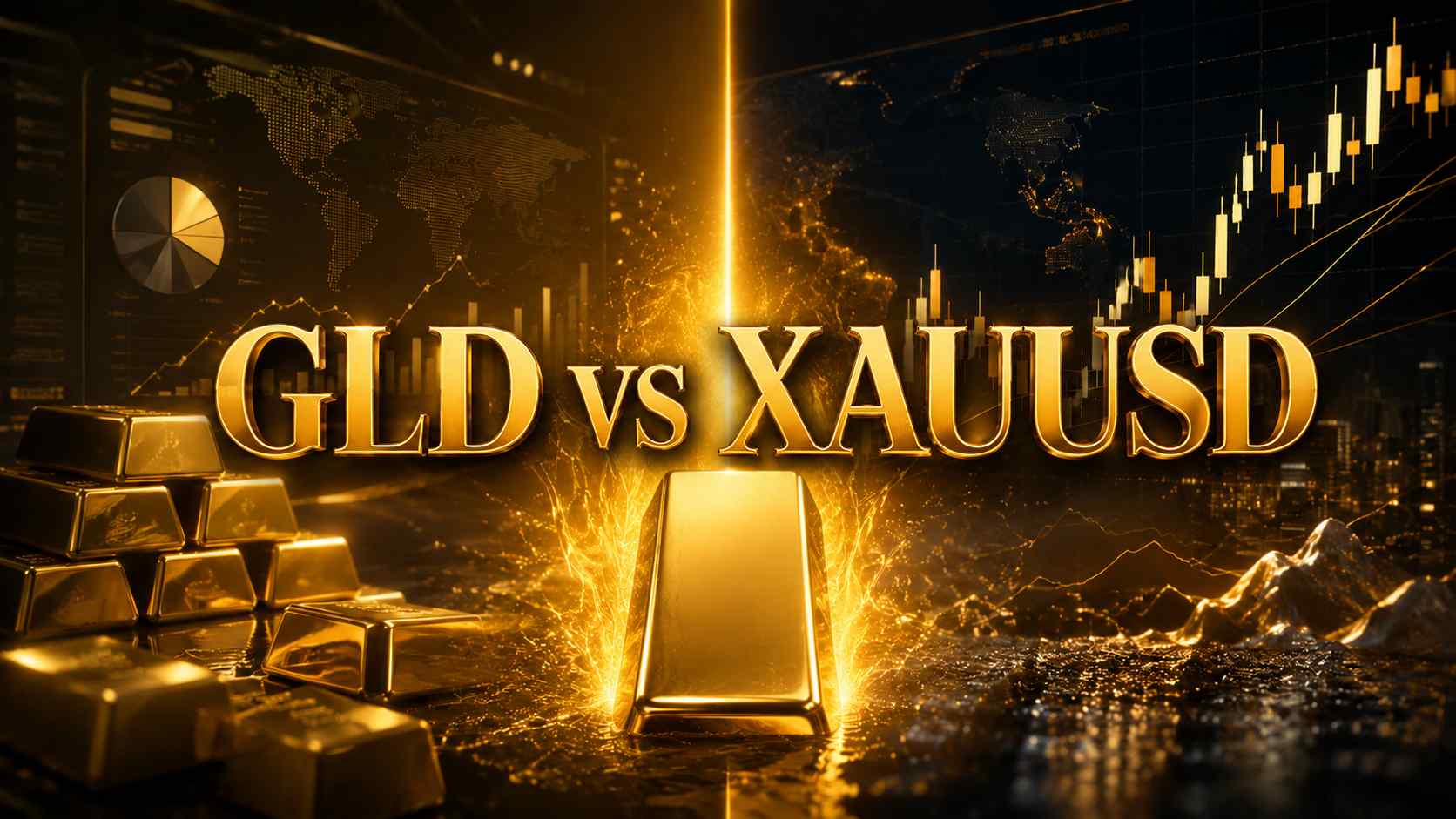 GLD مقابل XAUUSD: تكاليف صندوق تداول الذهب (ETF) مقابل الذهب الفوري، المعالجة الضريبية وآليات التنفيذ