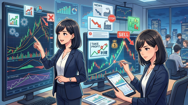 手仕舞い売りを判断するポイント