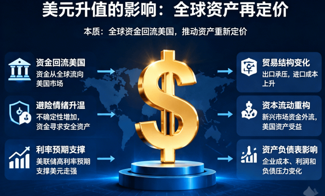 美元升值的影响