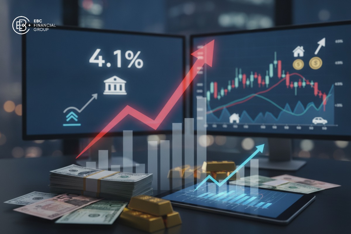 Lạm phát PCE Mỹ 4,1%: Fed tăng lãi suất, vàng chịu áp lực mới