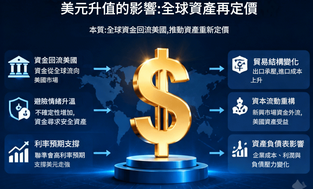 美元升值的影響