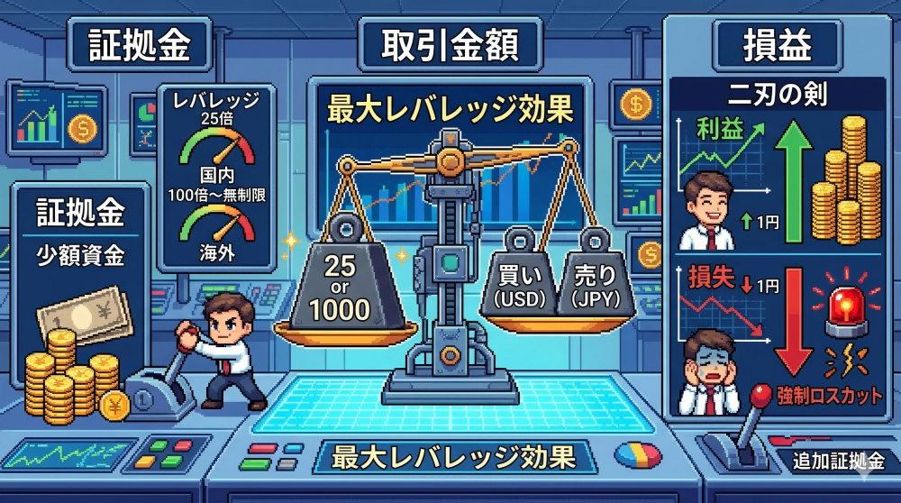 FXの最大レバレッジとは