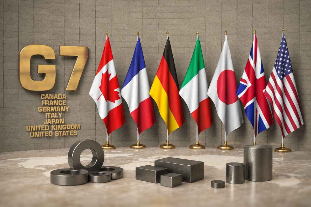 G7 rare earth dependency