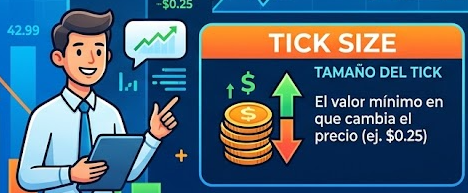 El tamaño del tick El tamaño del tick