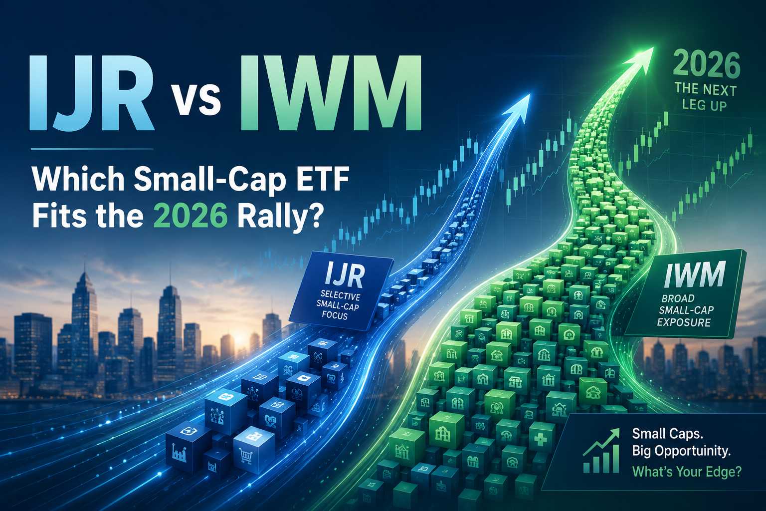 IJR vs IWM: Which Small-Cap ETF Fits the 2026 Rally?