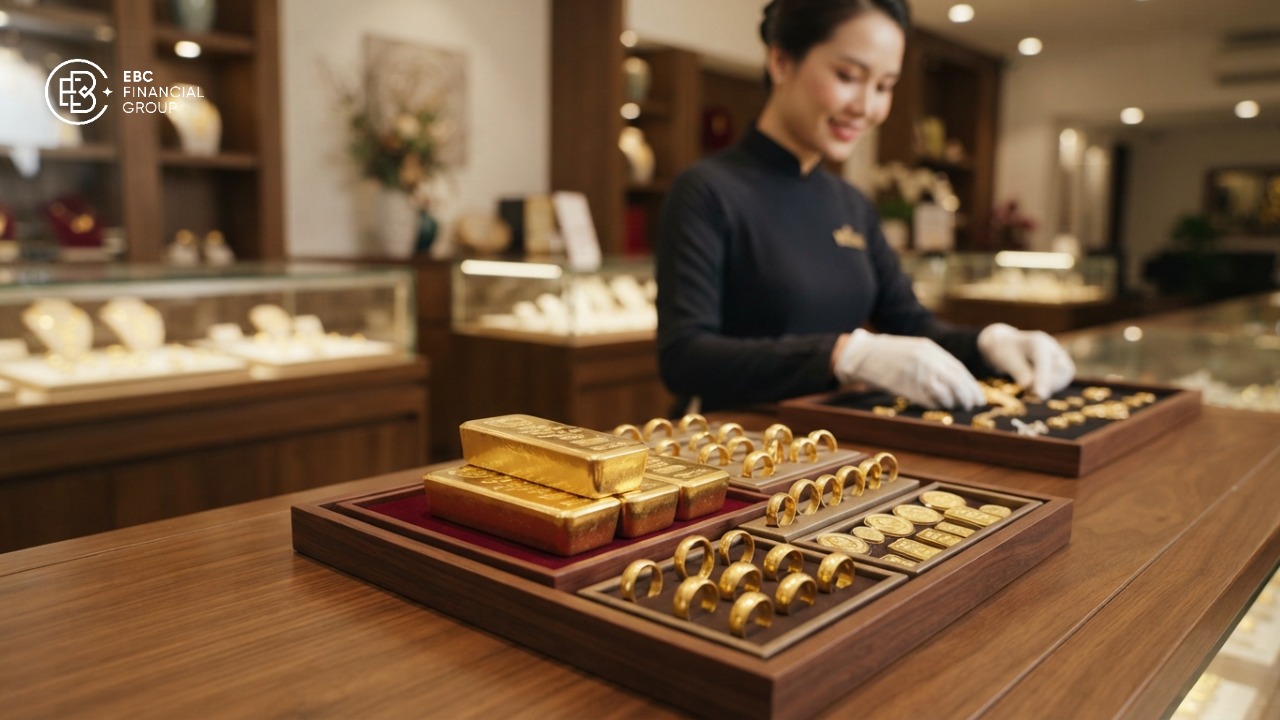 Giá vàng hôm nay: SJC bật lên 148 triệu đồng/lượng, vàng nhẫn tăng mạnh