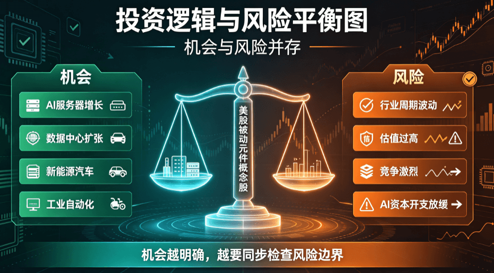 美股被动元件概念股投资逻辑 美股被动元件概念股投资逻辑