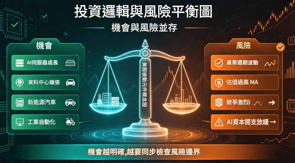 美股被動元件概念股投資邏輯 美股被動元件概念股投資邏輯