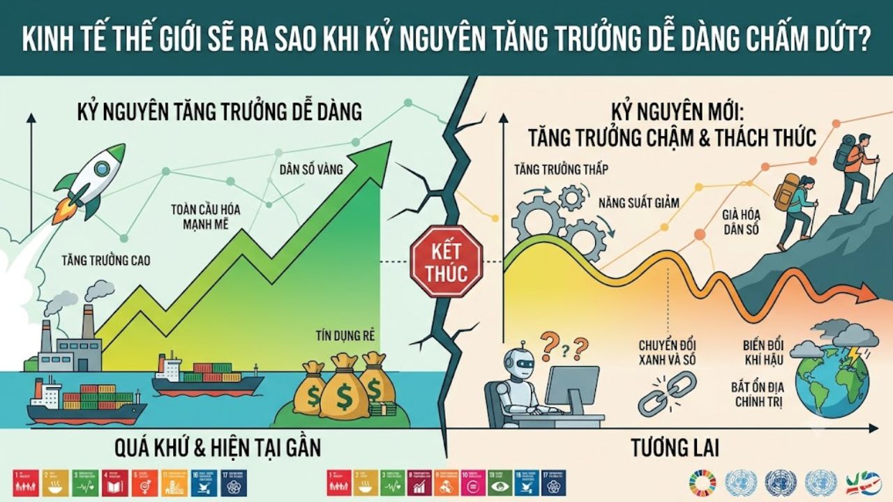 Kinh tế thế giới khi tăng trưởng dễ dàng chấm dứt Kinh tế thế giới khi tăng trưởng dễ dàng chấm dứt