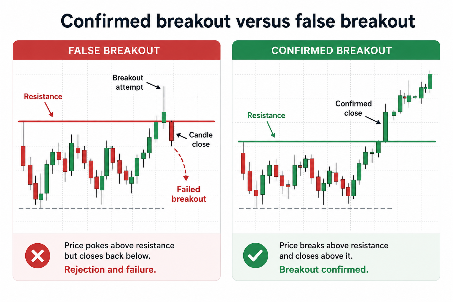 ภาพเปรียบเทียบการยืนยันรูปแบบแผนภูมิ.png Chart Pattern Confirmation Comparison.png