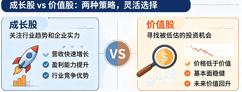 美股投资策略(成长股与价值股) 美股投资策略(成长股与价值股)