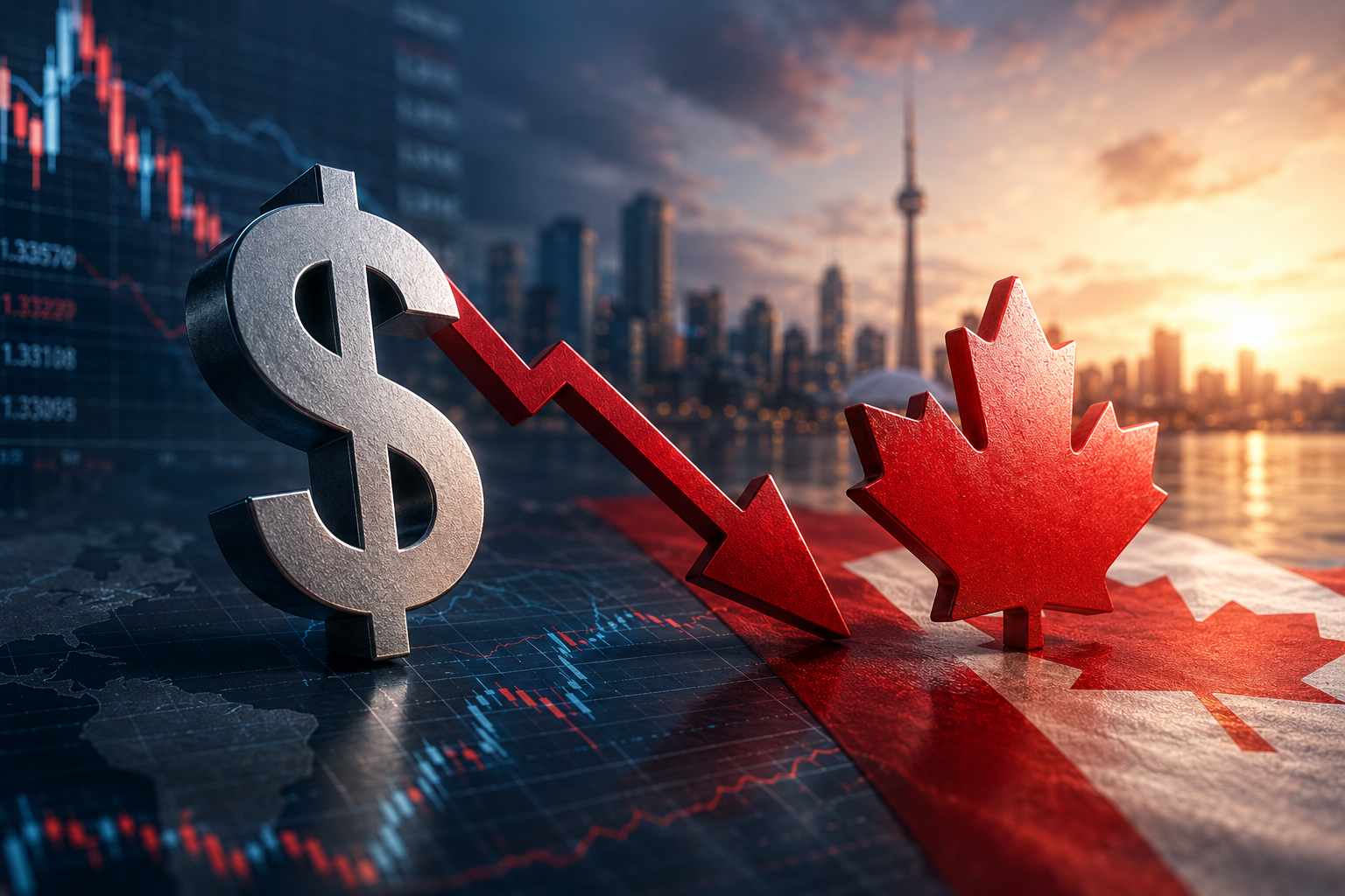 Por que o USD/CAD está caindo? O IPC do Canadá pode determinar os próximos passos