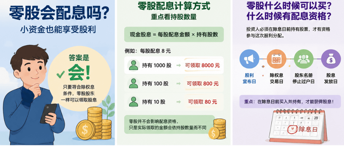 零股会配息吗 零股会配息吗
