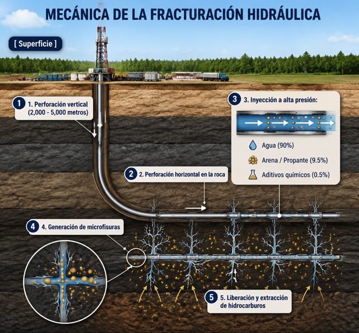 Mecánica del fracking (fracturación hidráulica) Mecánica del fracking (fracturación hidráulica)
