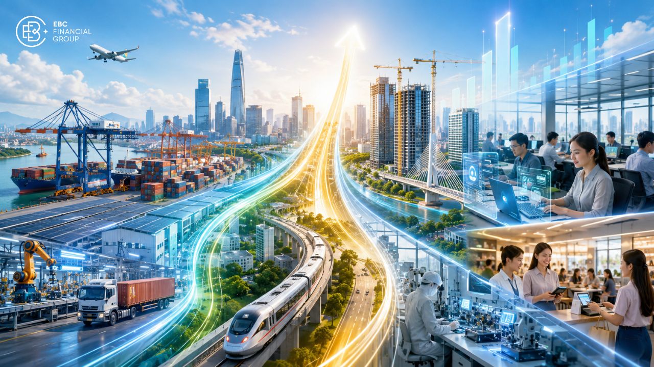 GDP Việt Nam tăng 8,18%: Ba biến số định hình tăng trưởng nửa cuối 2026 GDP Việt Nam tăng 8,18%: Ba biến số định hình tăng trưởng nửa cuối 2026