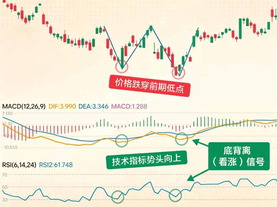 MACD和RSI观察背离 MACD和RSI观察背离