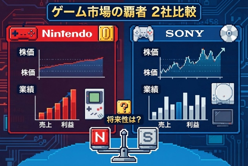 任天堂とソニー株はどちらが有望? 任天堂とソニー株はどちらが有望?