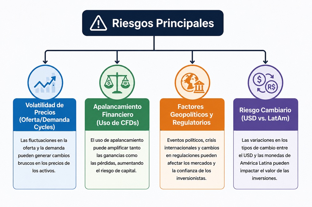 Los verdaderos riesgos al invertir en commodities Los verdaderos riesgos al invertir en commodities