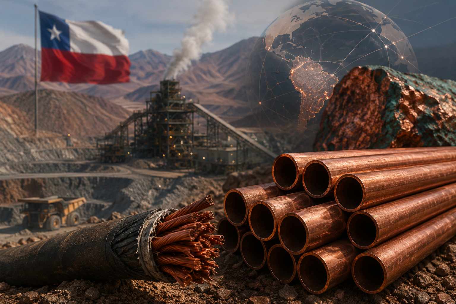 Chile’s Copper Outage Is a Warning Sign for the Next Copper Shortage