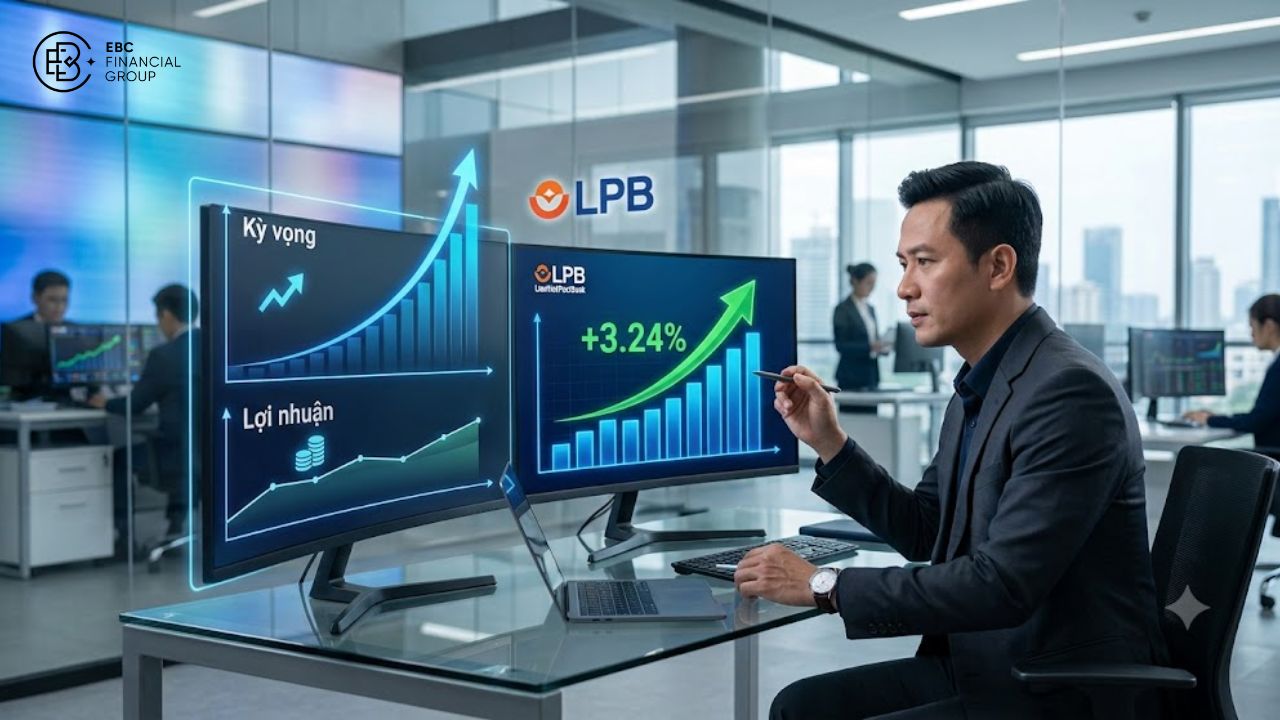 Cổ phiếu LPB tăng 3,24%: thị trường đang trả tiền cho kỳ vọng, không phải lợi nhuận Cổ phiếu LPB tăng 3,24%: thị trường đang trả tiền cho kỳ vọng, không phải lợi nhuận