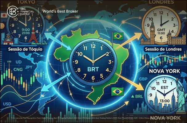 Sessões do mercado Forex: Horários no Brasil