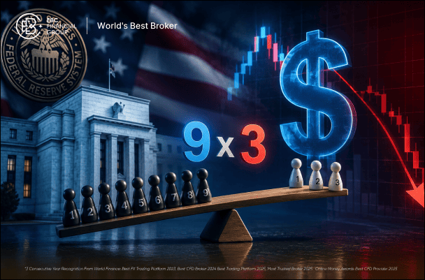 Decisão do Fed: dissenso 9x3 e o impacto no dólar