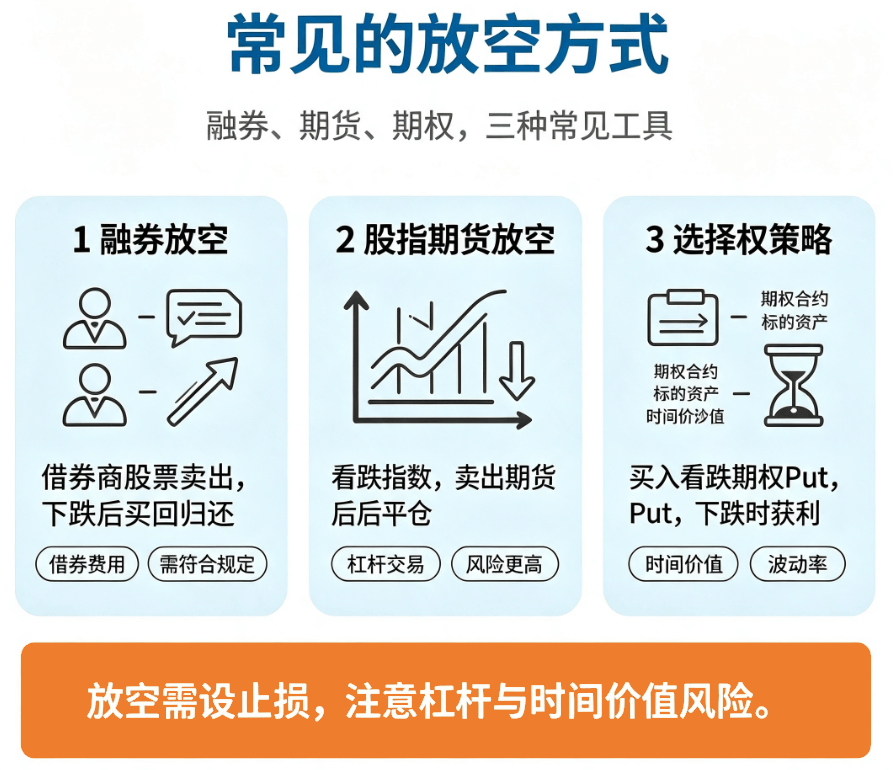 常见的放空方式