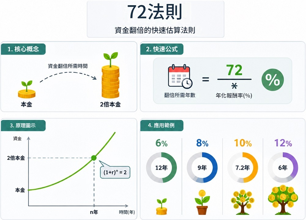 72法則(Rule of 72) 72法則(Rule of 72)