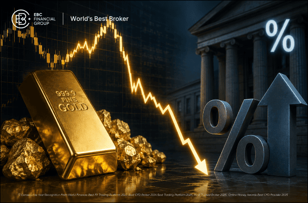 XAUUSD e juro real: por que o ouro corrigiu em 2026