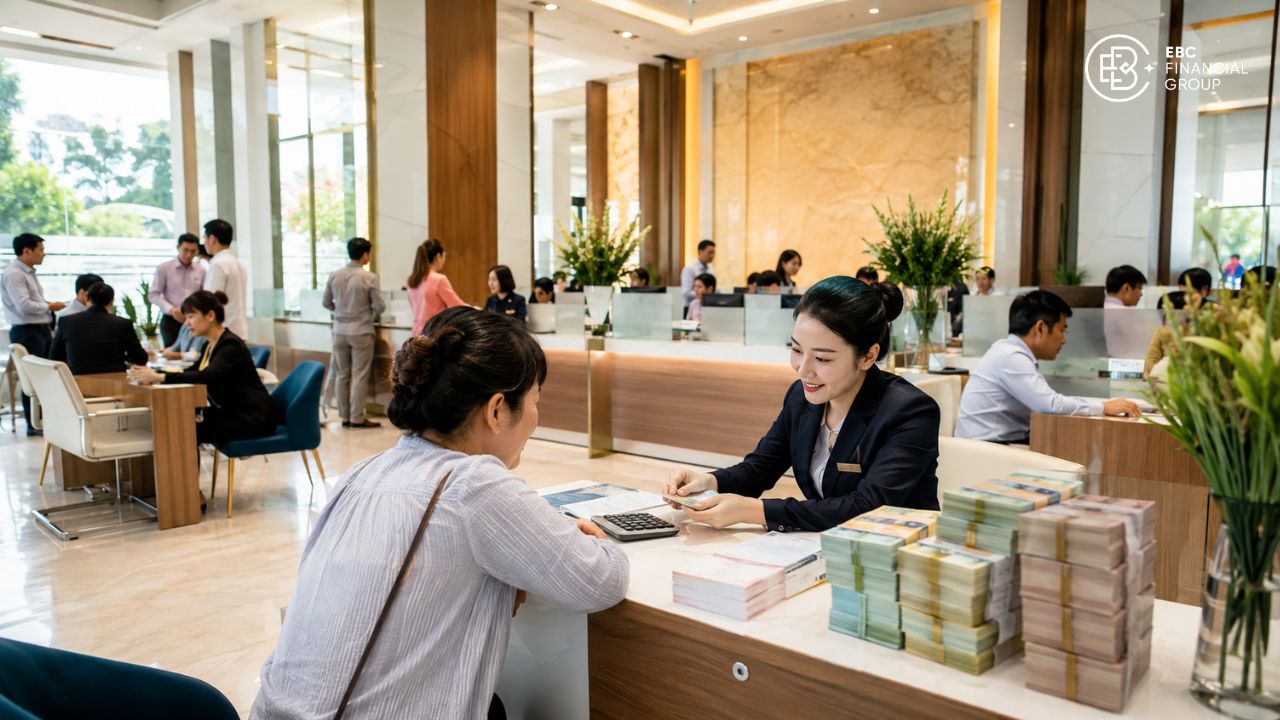 Lãi suất ngân hàng hôm nay: kỳ hạn 12 tháng hút tiền, BIDV vượt nhóm Big4
