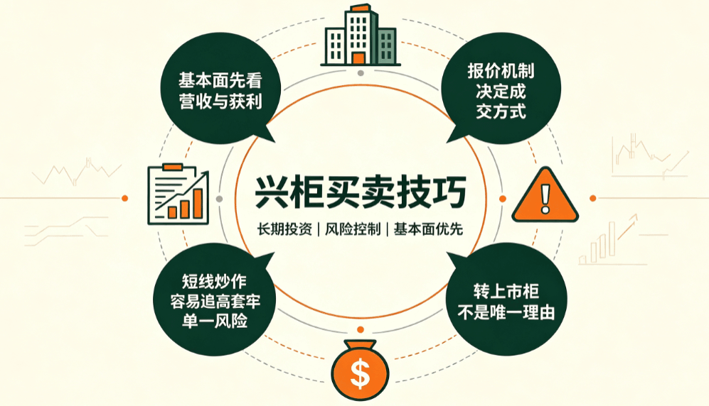 兴柜买卖技巧