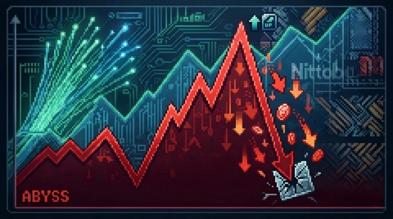 日東紡績株価が急落