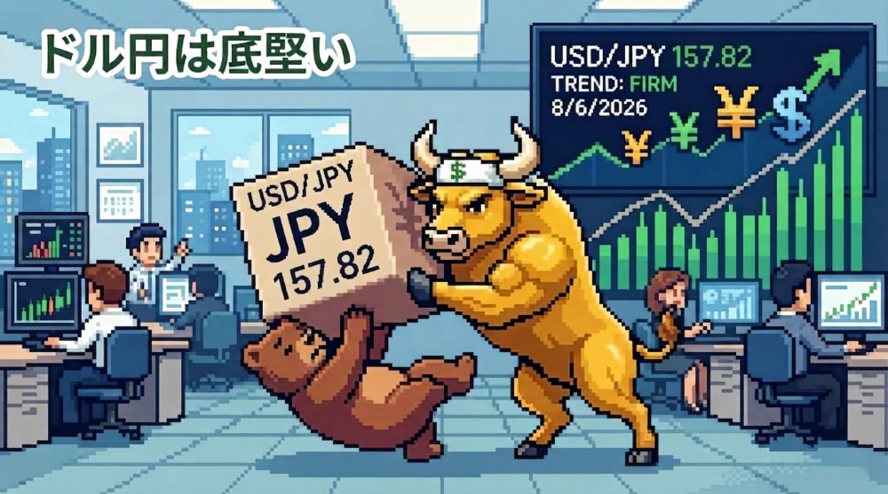 ドル円は底堅い展開、円安圧力を支える米金利と今後の為替シナリオを分析 ドル円は底堅い展開、円安圧力を支える米金利と今後の為替シナリオを分析