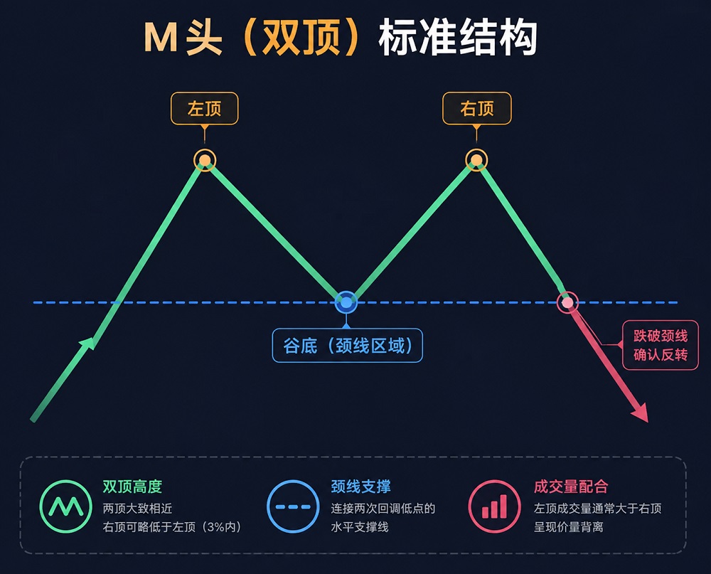 M头(双顶)标准结构 M头(双顶)标准结构