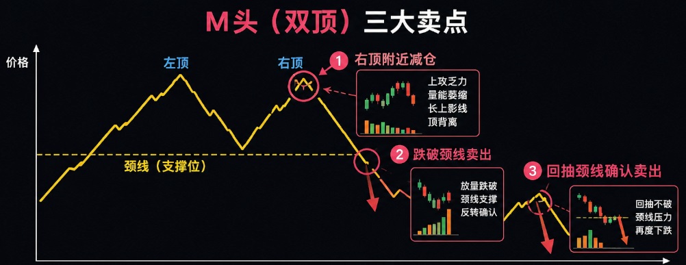 M头（双顶）三大卖点