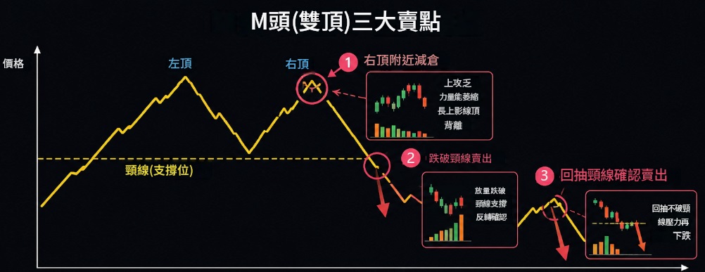 M頭(雙頂)三大賣點 M頭(雙頂)三大賣點