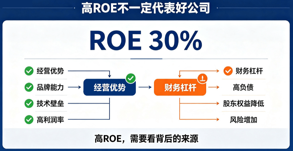 高ROE不一定代表好公司 高ROE不一定代表好公司