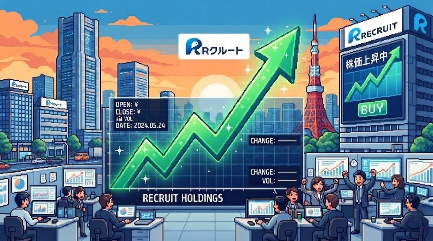 リクルート株価は上昇