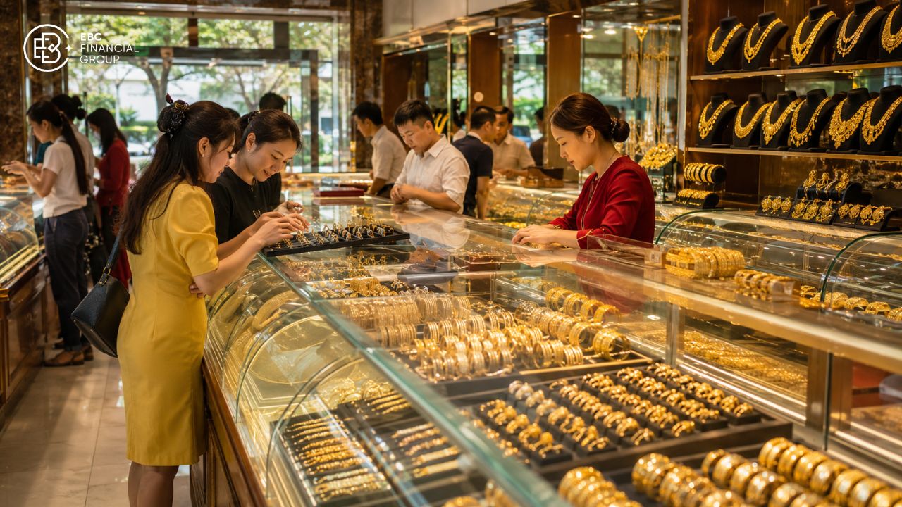 Giá vàng hôm nay: SJC trở lại 144 triệu đồng/lượng, chênh lệch thế giới vẫn hơn 6 triệu