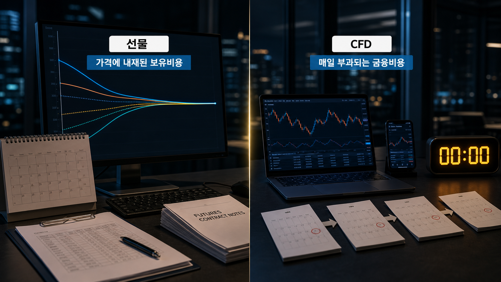 선물과 CFD 비용