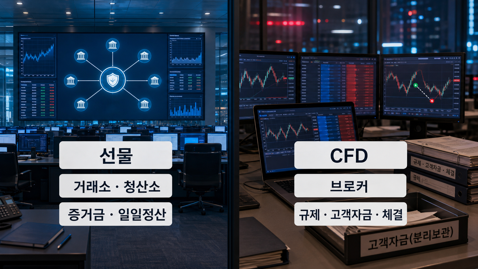 선물과 CFD 차이 선물과 CFD 차이