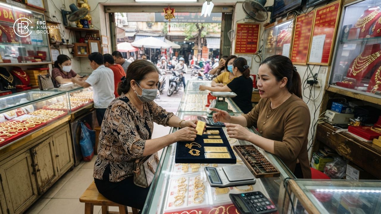 Giá vàng hôm nay: SJC 143,8 triệu đồng/lượng, chênh thế giới còn khoảng 3,9 triệu Giá vàng hôm nay: SJC 143,8 triệu đồng/lượng, chênh thế giới còn khoảng 3,9 triệu
