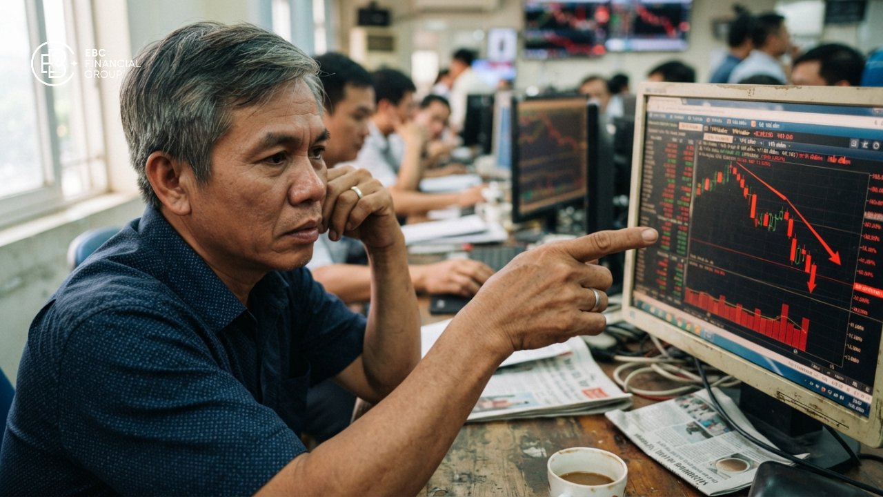 Chứng khoán mất 27,55 điểm: VN-Index chịu áp lực gì? Chứng khoán mất 27,55 điểm: VN-Index chịu áp lực gì?