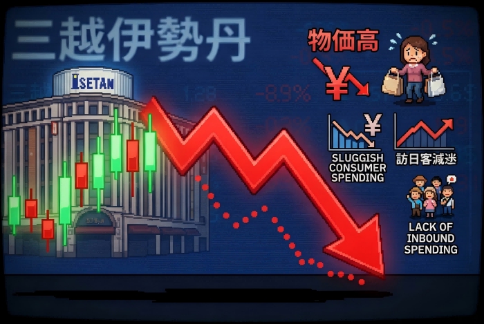 三越伊勢丹株価はなぜ下がる?