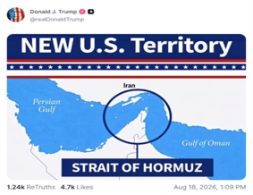 Comentario Trump - Truth Social