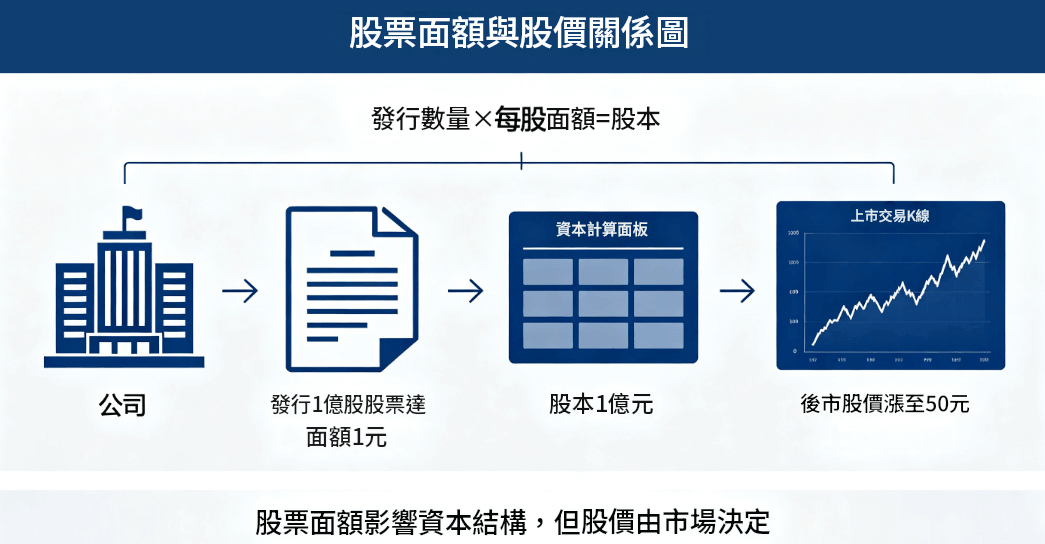 面額與股價的關係