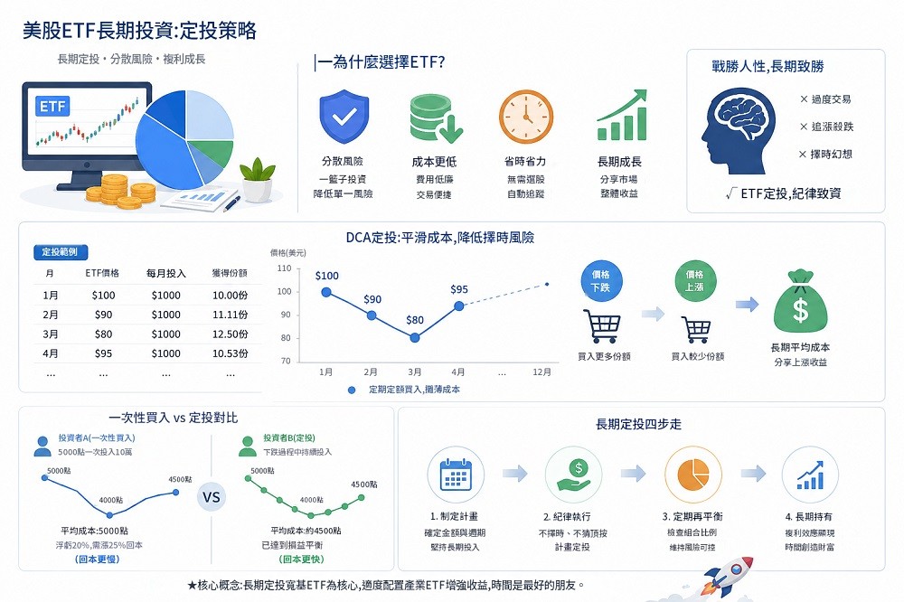 美股ETF長期投資定投策略