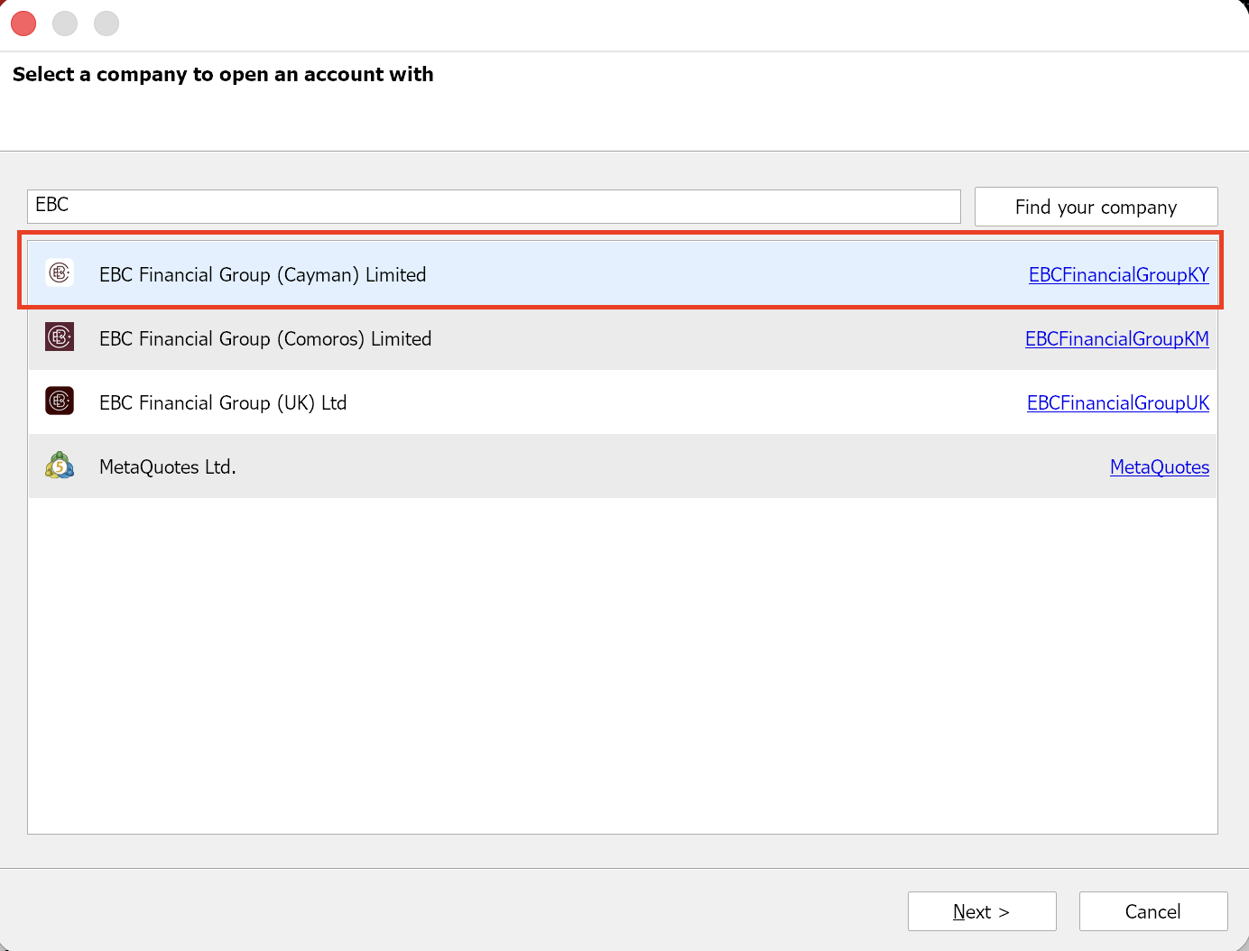 How To Create MT5 Account With EBC How To Create MT5 Account With EBC