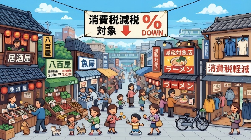 消費税減税の対象はどこまで?対象品目・減税率・家計への影響をわかりやすく解説