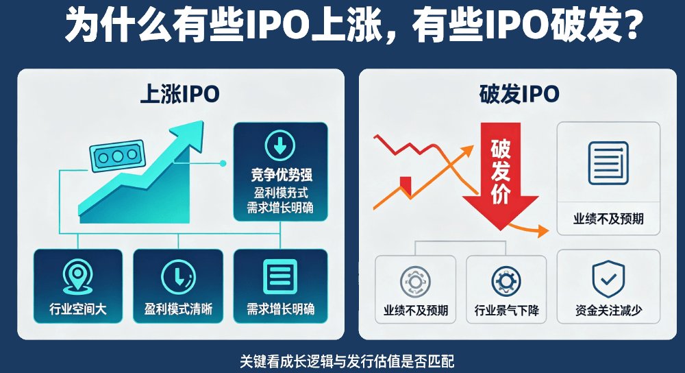 IPO公司上市上涨破发 IPO公司上市上涨破发